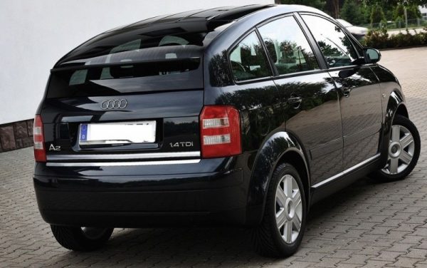 Audi A2 – chrome plated strip for the trunk