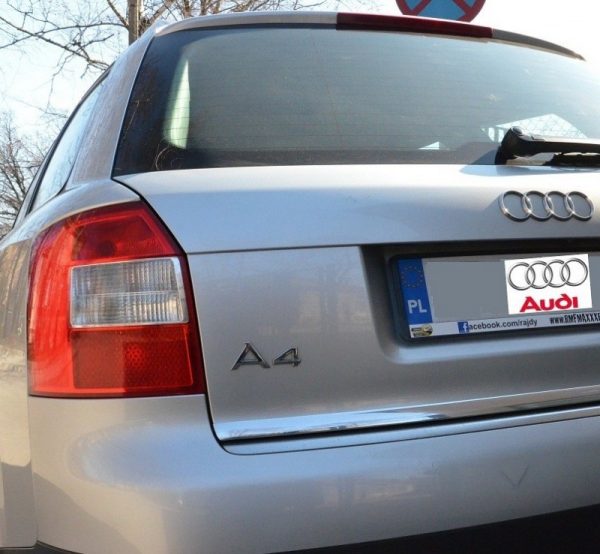audi-A4-B6-estate-avant-00-04-strip-chromium-plated-3m-protective-on-valve-trunk