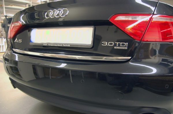 Trim strip for the rear trunk lid for the Audi A5 Coupe Sportback