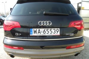 Chrome strip for Audi Q7 on the rear door