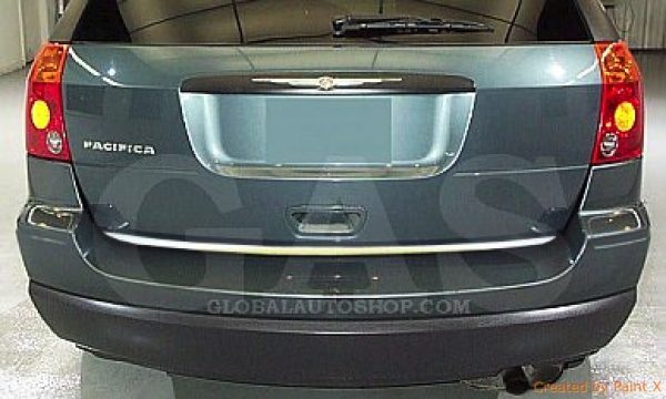 Chromium strip for the rear trunk of the trunk - protective for Chrysler Pacifica