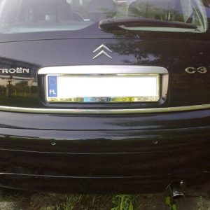Chrome strip for the trunk lid for the Citroen C3 I FC 2002-2010