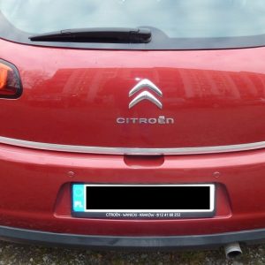 New chrome-plated strip for Citroen C3 II 2008 for the trunk lid