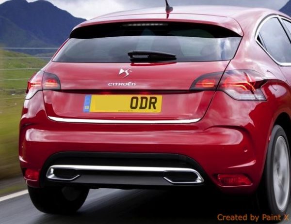 Citroen DS4 chrome-plated strip for the rear door.