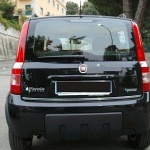 Chrome plated strip for Fiat Panda II tailgate