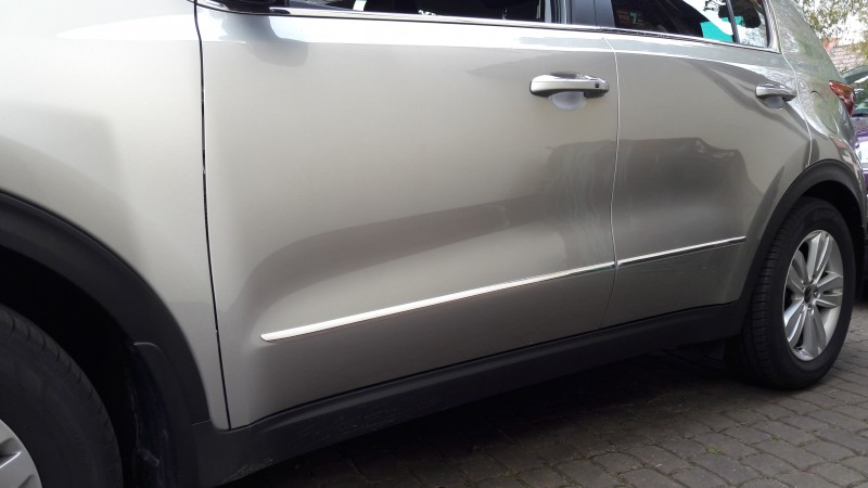 Kia Sportage IV QL Listwy chrom boczne drzwi ChromeAuto