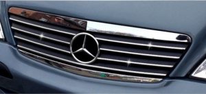 Listwy chrom na przedni grill do Mercedes-Benz A Klasa W168