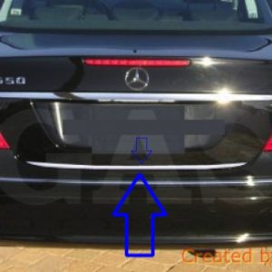 Listwa chrom na klapę bagażnika do Mercedes-Benz W211 E-Klasa Sedan