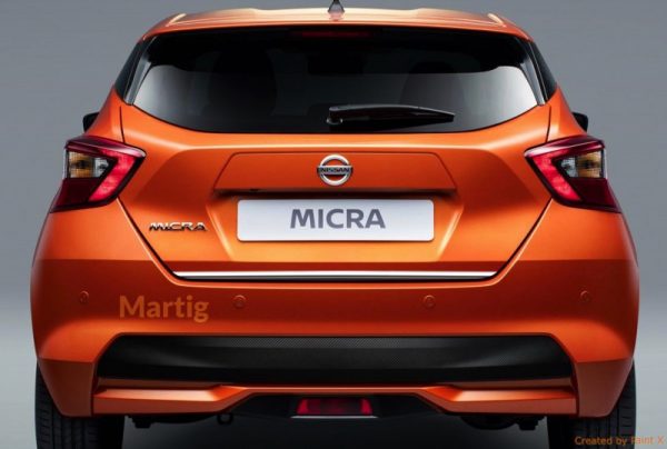 Nissana Micra 2017r listwa chrom