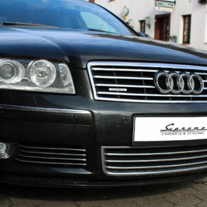 AUDI A8 D3 4E Listwy CHROM GRILL na atrapę Tuning