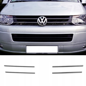 VW T5 Serie 2 09-15 - CHROM GRILL Zderzak Atrapa