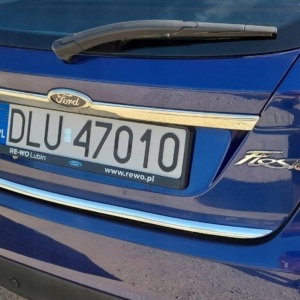 LISTWA CHROMOWANA KLAPY klapę TYŁ Ford FIESTA Mk7