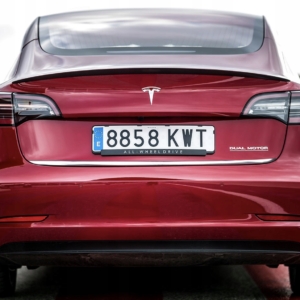 Tesla Model 3 - 2017+ Listwa CHROM na Klapę