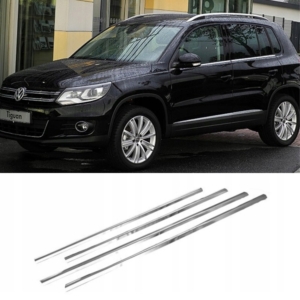 VW TIGUAN - Listwy CHROM OKIENNE BOCZNE DRZWI