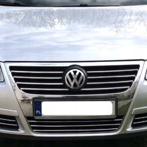 VW PASSAT B6 - Listwy CHROM GRILL Tuning KOMPLET
