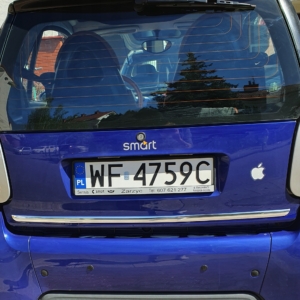 SMART II 451 07- LISTWA CHROM Chromowana na Klapę