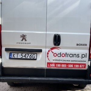 CITROEN JUMPER - Listwy CHROM Klapa Drzwi Bagażnik